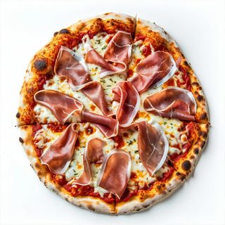 Margherita prosciutto