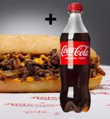 Телешки сандвич BBQ (350г)+ Coca Cola 0,5l