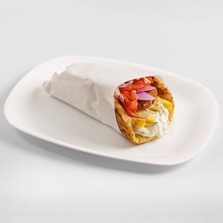 Pita con polpette di ceci