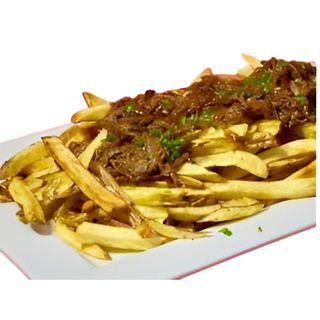 Patatas Con Carne Asada ( de pollo )