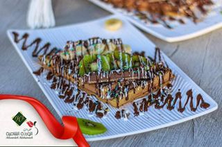 Gaufre avec Nutella aux Fruits