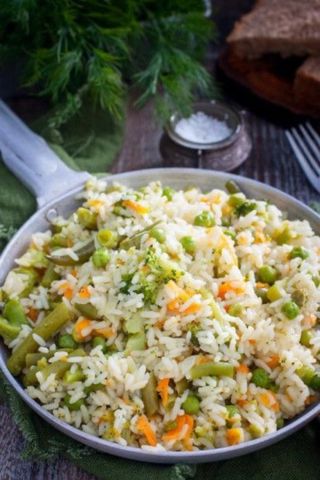 Рис з овочами