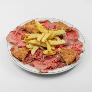 Roast beef con patate al forno