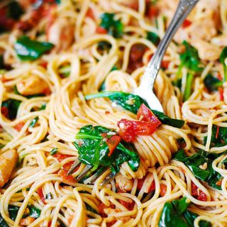 Spaghetti agli Spinachi