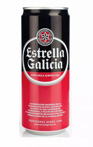 Cerveza Estrella Galicia Lata, 33Cl