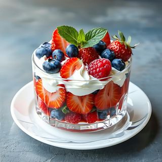 Coppa ai frutti di bosco