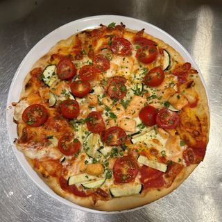 Pizza Salmone sin gluten