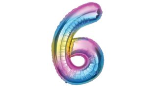 Balon 92cm tęczowy 6