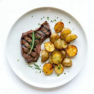 Plato Ternera con Patatas