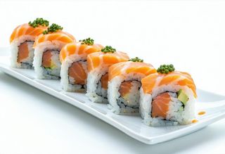 Uramaki salmone
