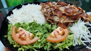 Piatto Kebab con Riso