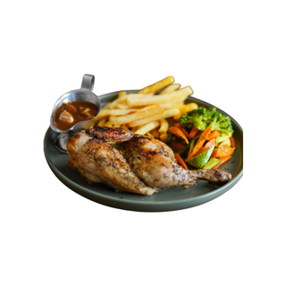 demi  poulet roti 