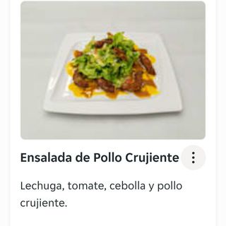 Ensalada De Pollo Crujiente
