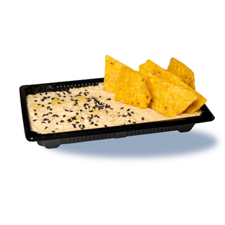 Hummus con nachos