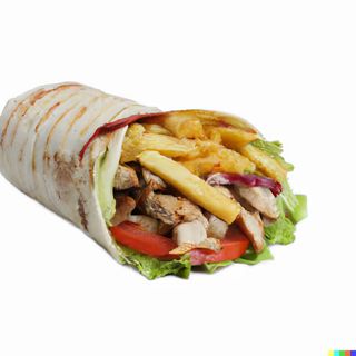 Среден пилешки дюнер