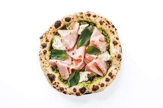 Pizza Mortadella e Pistacchio 