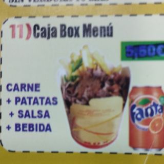 Menú Caja Box