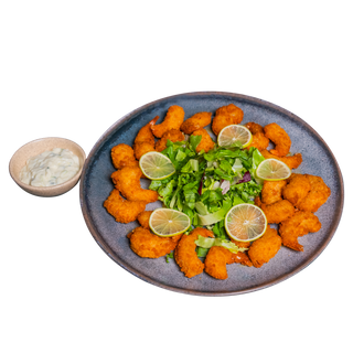 CREVETI PANE SERVITI CU SOS LA ALEGERE 300/100 g