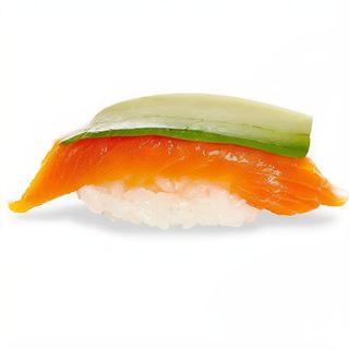 Nigiri salmón y aguacate (1 pieza)