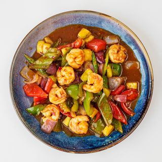 Gambas con Guindillas