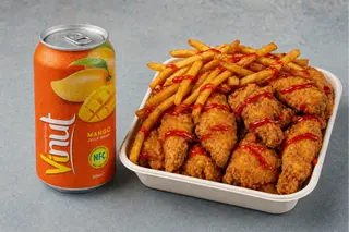 Special Box z Napojem Mango 330 ml, 6 szt skrzydełek