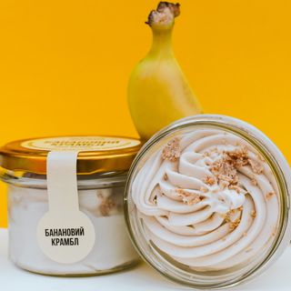 Морозиво Джелато Банановий крамбл