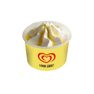 Helado Frigo De Sorbete De Limón (120 Ml.)