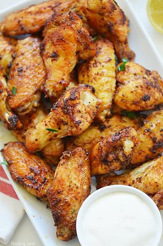 Pepper wings - deep-fried in dry pepper sauce