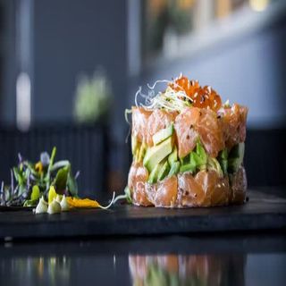 Tartar de salmón