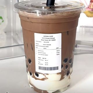 Milk tea con vaniglia e cioccolato- 700ml香草可可芭蕾