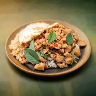 Thai Famous Kapraw De Pollo