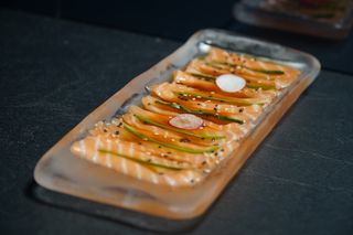 73. Carpaccio di salmone