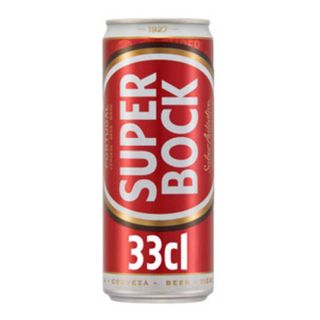 Cerveja super bock lata