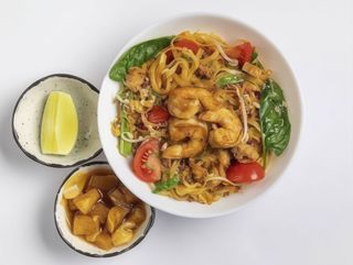 Рисова локшина з ананасом і креветкою (400g)