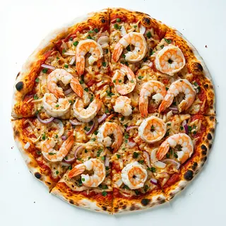6. Pizza De Gambas (33 Cm.)