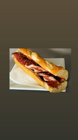 Bocadillo Caliente De  Bacón