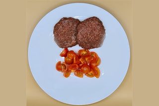 Hamburger e pomodorini