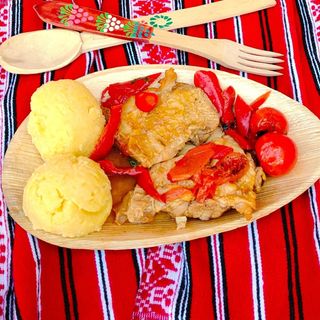 Saramura din Pulpa Dezosata  cu Mamaliguta 570 Gr.