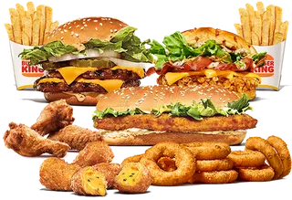 2 Burgers + Side A Elegir + 2 Patatas