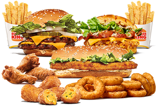 2 Burgers + Side A Elegir + 2 Patatas