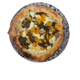 Pizza gourmet affumicata