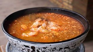 Рамен с креветками