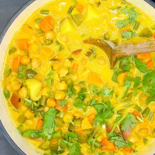 Mango mix vegetable + arroz basmati 