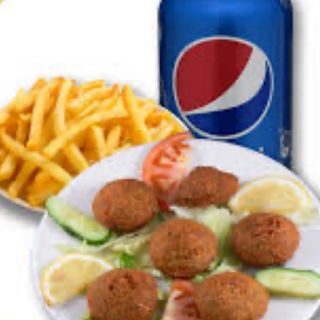 Menú falafel 