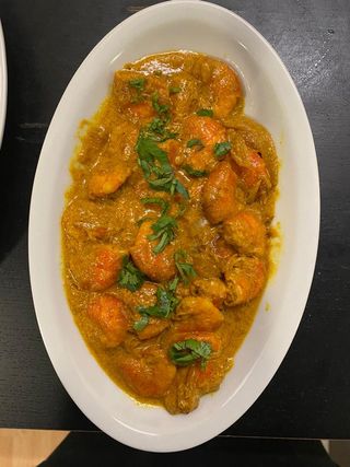 Gamberi curry