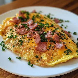 Omelette Jambon Simple