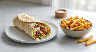 Kebab De Pollo Con Patatas