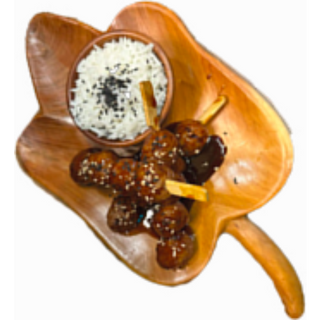  BROCHETTE BOULETTES POULET FROMAGE   