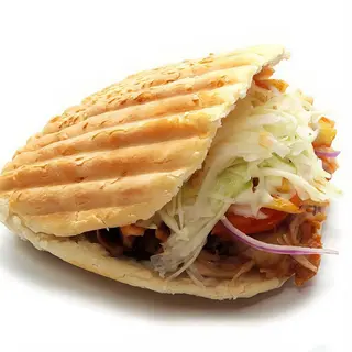 Kebab pan de pita mixto