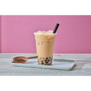 Salted Caramel Boba Milkshake